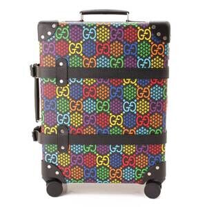 Gucci GG Psychedelic Suitcase Travel Case Wallet Carry on Multicolor